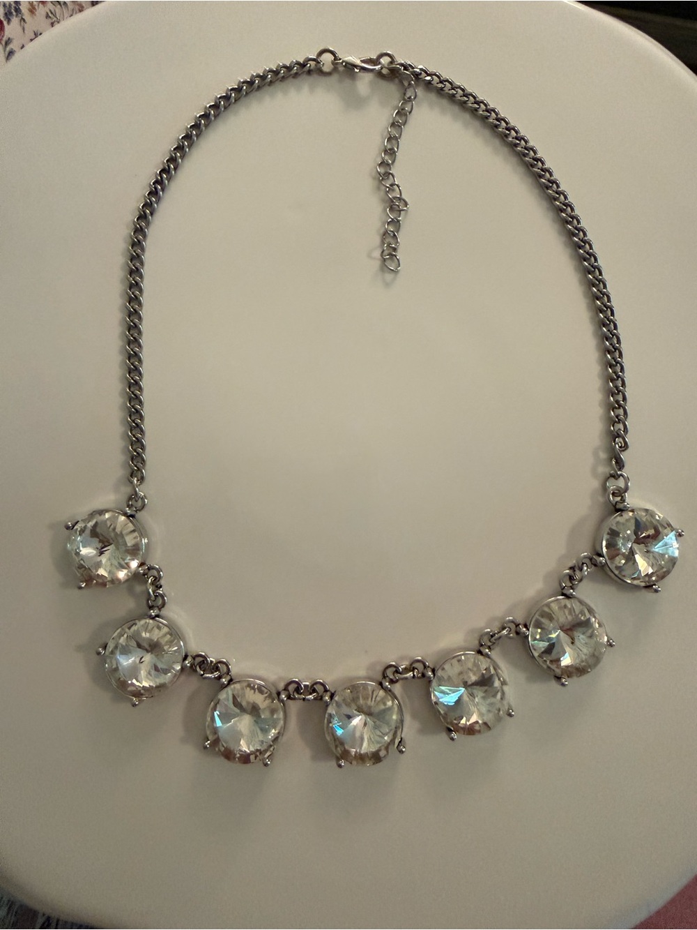 Vintage-Style Crystal Collet or Rivière Statement Necklace